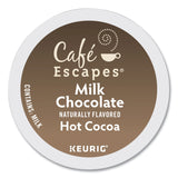 Café Escapes® Cafe Escapes Milk Chocolate Hot Cocoa K-Cups, 24/Box (GMT6801) Box of 24