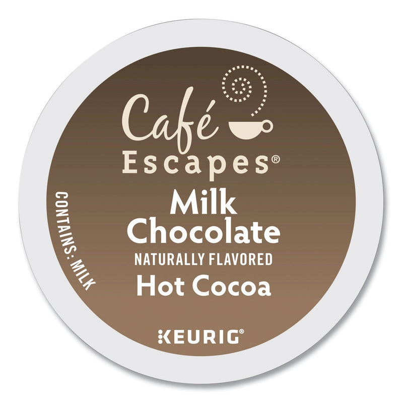 Café Escapes® Cafe Escapes Milk Chocolate Hot Cocoa K-Cups, 24/Box (GMT6801) Box of 24