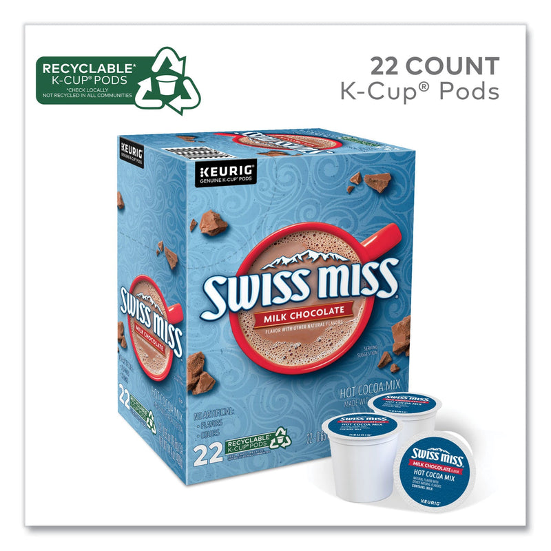 Swiss Miss® Milk Chocolate Hot Cocoa K-Cups, 22/Box (GMT8292) Box of 22