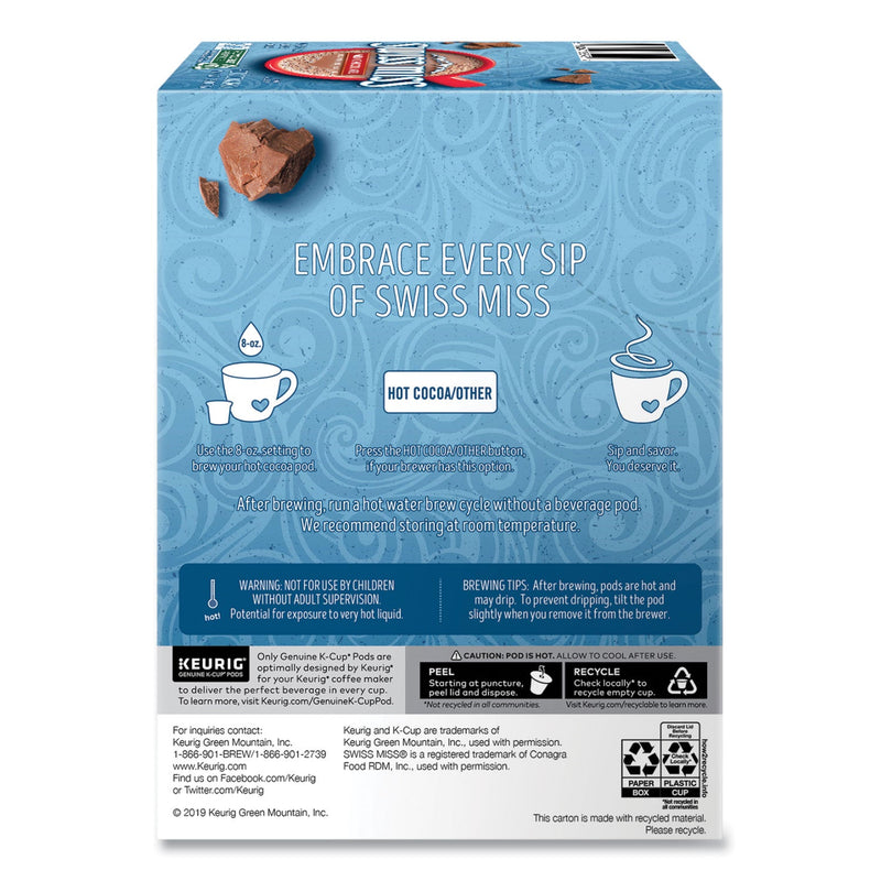 Swiss Miss® Milk Chocolate Hot Cocoa K-Cups, 22/Box (GMT8292) Box of 22