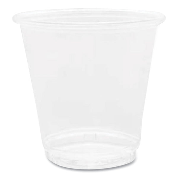 Karat PET Plastic Cups, 3 oz, Clear, 2,500/Carton (KRTCKC3) Case of 2500