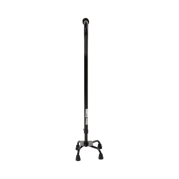 McKesson Small Base Quad Cane Steel 30 to 39 Inch Height Black (1065220_CS) 4/CS
