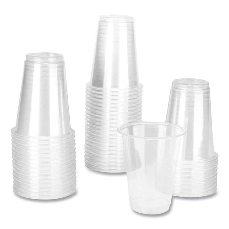 Karat PET Plastic Cups, 7 oz, Clear, 1,000/Carton (KRTCKC7) Case of 1000