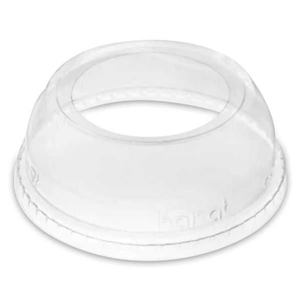 Karat PET Lids, Wide Opening Dome, Fits 12 oz to 24 oz Cold Cups, Clear, 1,000/Carton (KRTCKDL626WH) Case of 1000