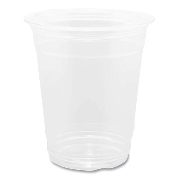 Karat PET Plastic Cups, 92 mm Rim Diameter, 12 oz, Clear, 1,000/Carton (KRTCKC12S) Case of 1000