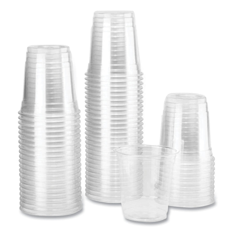 Karat PET Plastic Cups, 8 oz, Clear, 1,000/Carton (KRTCKC8) Case of 1000