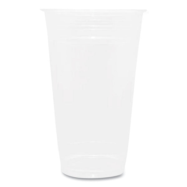 Karat PET Plastic Cups, 24 oz, Clear, 600/Carton (KRTCKC24) Case of 600