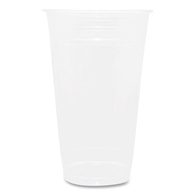 Karat PET Plastic Cups, 24 oz, Clear, 600/Carton (KRTCKC24) Case of 600
