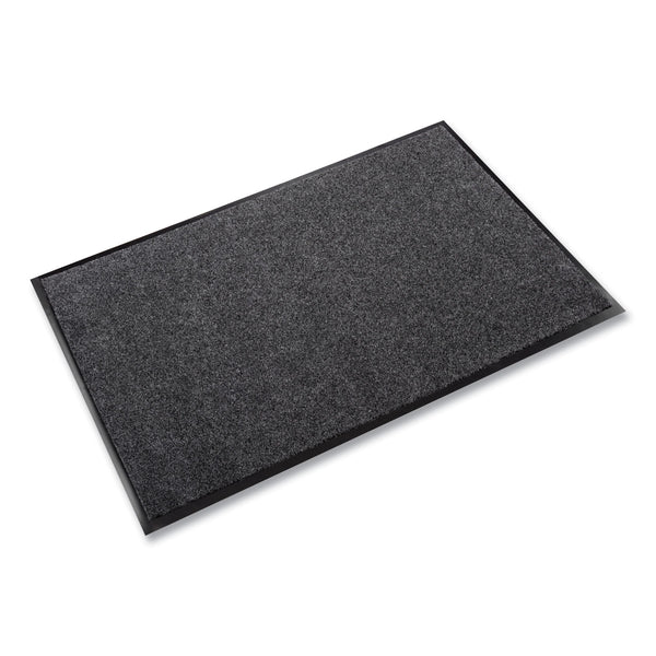 Crown EcoStep Wiper Mat, Rectangular, 48 x 96, Charcoal (CWNET0048CH) Each