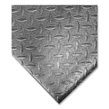 Crown Tuff-Spun Foot Lover Diamond Surface Mat, Rectangular, 36 x 60, Black (CWNFL3660KD) Each