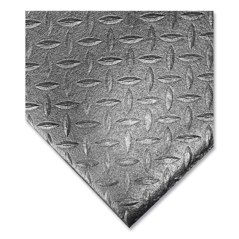 Crown Tuff-Spun Foot Lover Diamond Surface Mat, Rectangular, 36 x 60, Black (CWNFL3660KD) Each