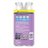 Glade Air Freshener, Lavender and Vanilla, Scent, 8.3 oz Aerosol Spray, 2/Pack, 3 Packs/Carton (SJN377371) Case of 3