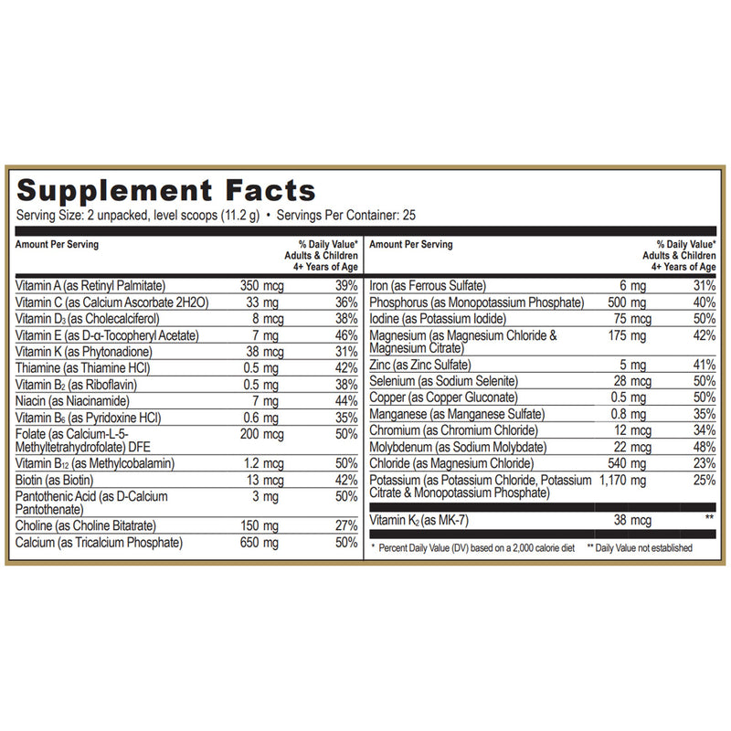 NanoVM® tf Pediatric Tube Feeding Formula Unflavored 275 Gram Jar Powder Vitamins / Minerals Food Allergies (971477_EA) 1/EA
