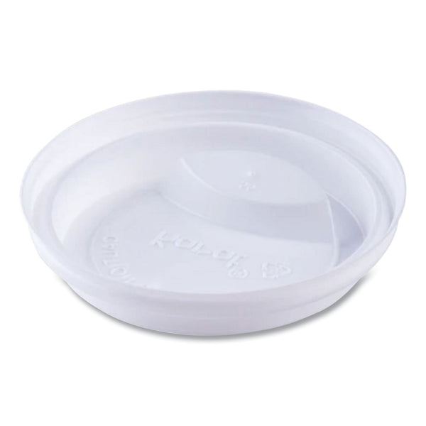 Karat Hot Cup Lids, Fits 10 oz to 24 oz Paper Hot Cups, Sipper Lid, White, 1,000/Carton (KRTCKDL516WPP) Case of 1000