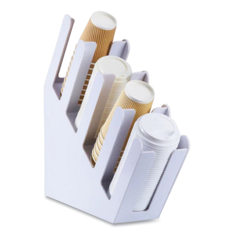 Karat Hot Cup Lids, Fits 10 oz to 24 oz Paper Hot Cups, Sipper Lid, White, 1,000/Carton (KRTCKDL516WPP) Case of 1000