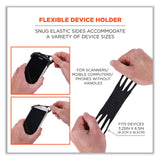 Ergodyne Squids 5545 Arm and Wrist Scanner Mount, Medium, 7 x 8.5 x 1.5, Elastic, Black (EGO19144) Each
