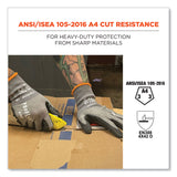 Ergodyne ProFlex 7043 ANSI A4 Nitrile Coated CR Gloves, Gray, X-Large, 1 Pair (EGO10525) 1 Pair