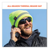 Ergodyne N-Ferno 6803 Reflective Rib Knit Winter Hat, One Size Fits Most, Lime (EGO16864) Each