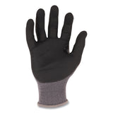 Ergodyne ProFlex 7043 ANSI A4 Nitrile Coated CR Gloves, Gray, Large, 1 Pair (EGO10524) 1 Pair