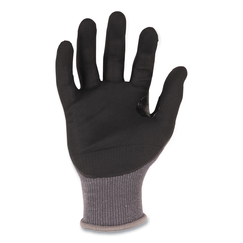 Ergodyne ProFlex 7043 ANSI A4 Nitrile Coated CR Gloves, Gray, Large, 1 Pair (EGO10524) 1 Pair