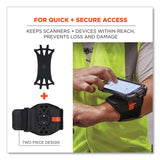Ergodyne Squids 5545 Arm and Wrist Scanner Mount, Medium, 7 x 8.5 x 1.5, Elastic, Black (EGO19144) Each