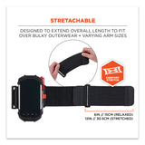 Ergodyne Squids 5546 Scanner Wrist Mount Extender Strap, 4 x 5 x 0.5, Elastic, Black (EGO19146) Each