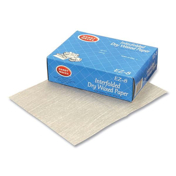 Handy Wacks Interfolded Dry Waxed Paper, 10.75 x 8, 12/Box (HWAEZ8) Each
