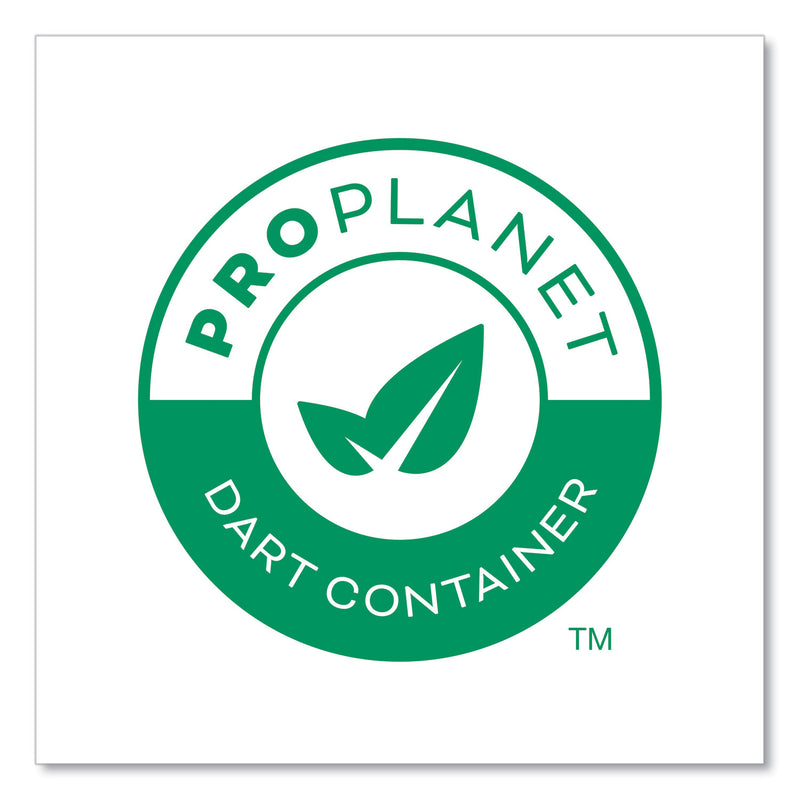 SOLO Compostable Paper Hot Cups, ProPlanet Seal, 8 oz, White/Green, 50/Pack (SCC378PLAPLATPK) Pack of 50