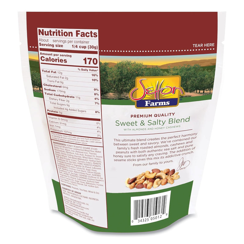 Setton Farms Sweet and Salty Blend, 4 oz Bag, 10/Carton (SEF5913) Case of 10