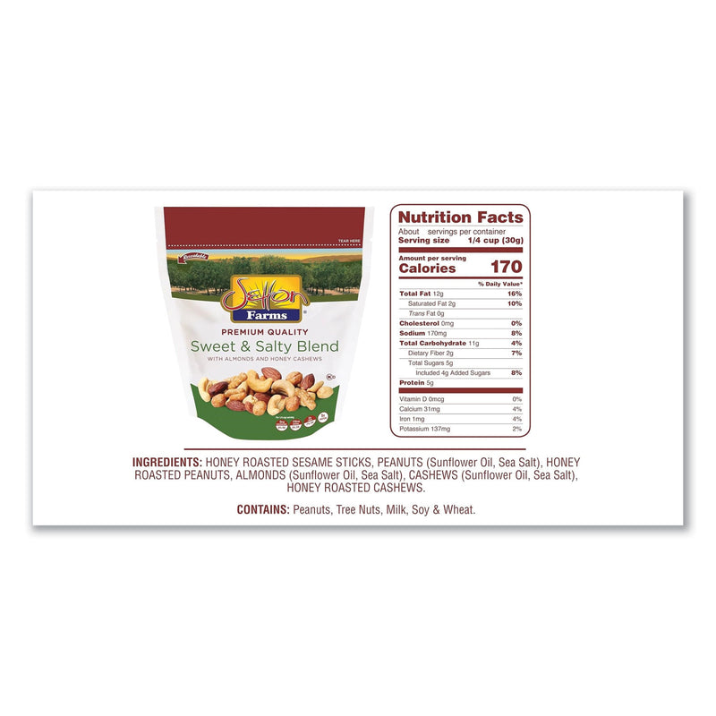 Setton Farms Sweet and Salty Blend, 4 oz Bag, 10/Carton (SEF5913) Case of 10