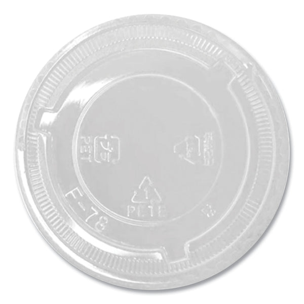 Karat PET Lids, Fits 8 oz to 10 oz Cold Cups, No Hole Flat Lid, Clear, 1,000/Carton (KRTCKC78TSNH) Case of 1000