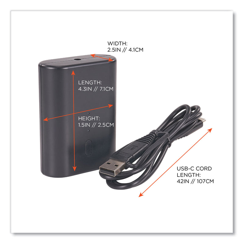 Ergodyne N-Ferno 6495B Portable Battery Power Bank with USB-C Cord, 7.2 V (EGO41801) Each
