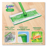 Swiffer Wet Refill Cloths, 8 x 10, Gain Original Scent, White, 24/Box, 6 Boxes/Carton (PGC83052) Case of 6