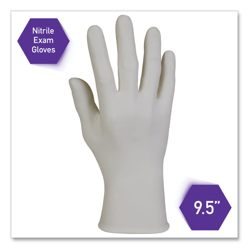 Kimtech™ STERLING Nitrile Exam Gloves, Powder-Free, Small, 3.5 mil Thick, 9.5" Long, Sterling Gray, 200/Box (ANS50706) Box of 200
