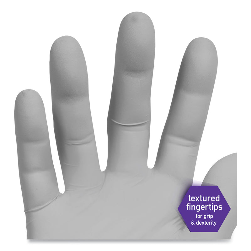 Kimtech™ STERLING Nitrile Exam Gloves, Powder-Free, X-Large, 3.5 mil Thick, 9.5" Long, Sterling Gray, 170/Box (ANS50709) Box of 170