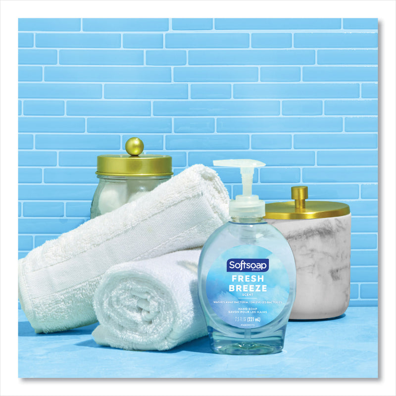 Softsoap Softsoap Liquid Hand Soap Pumps, Fresh Breeze, 7.5 oz Pump Bottle, 6/Carton (CPCUS04964CT) Case of 6