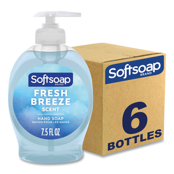 Softsoap Softsoap Liquid Hand Soap Pumps, Fresh Breeze, 7.5 oz Pump Bottle, 6/Carton (CPCUS04964CT) Case of 6