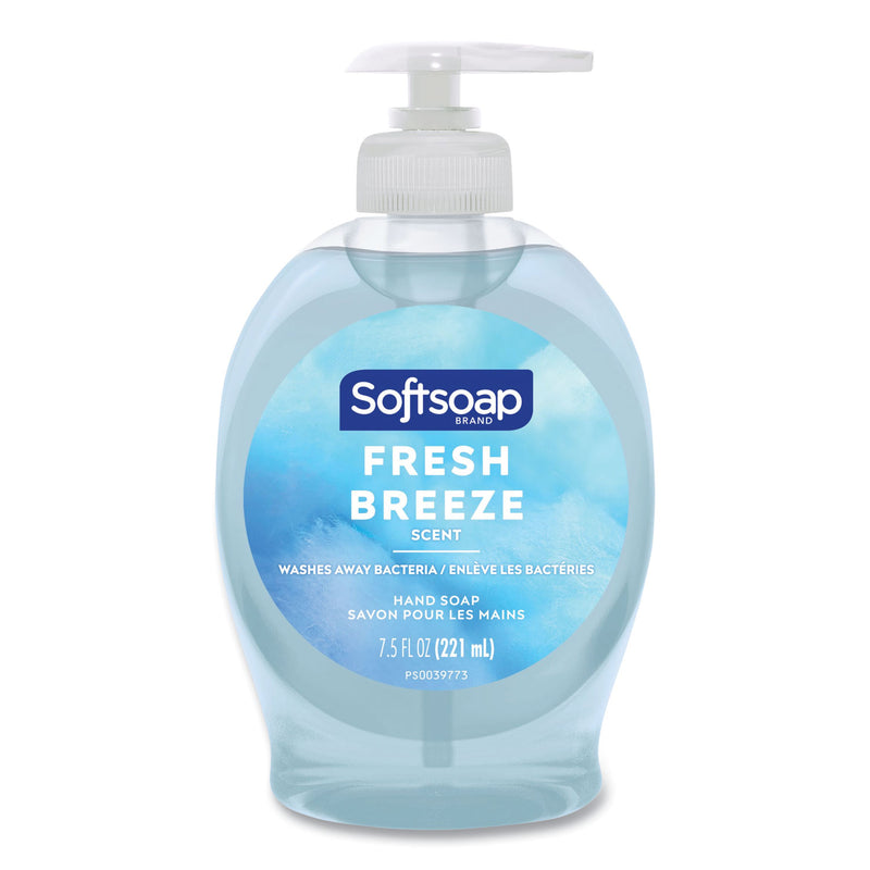 Softsoap Softsoap Liquid Hand Soap Pumps, Fresh Breeze, 7.5 oz Pump Bottle, 6/Carton (CPCUS04964CT) Case of 6