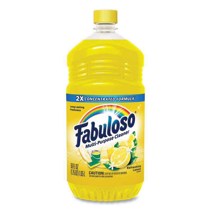 Fabuloso Multi-Use Cleaner, Refreshing Lemon Scent, 56 oz Bottle, 6/Carton (CPCMX06157CT) Case of 6