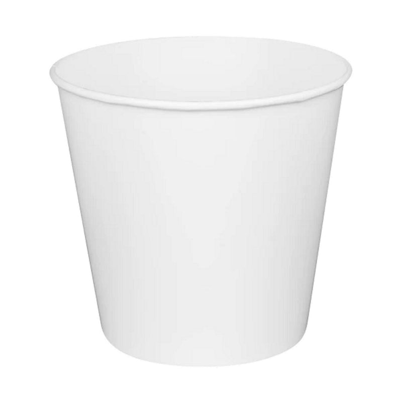 Karat Food Bucket, 170 oz, 8.9" Dia x 8.36"h, White, Paper, 150/Carton (KRTCFB170W) Case of 150