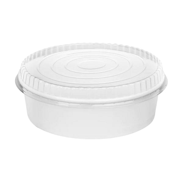 Karat Plastic Lid for Food Bucket, Clear, Plastic, 270/Carton (KRTFPPSBL203OPS) Case of 270