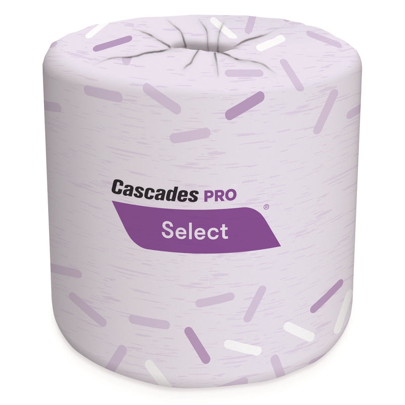 Cascades Select Standard Bath Tissue, 2-Ply, White, 4 x 3.25, 420 Sheets/Roll, 48 Rolls/Carton (CSDB031) Case of 48