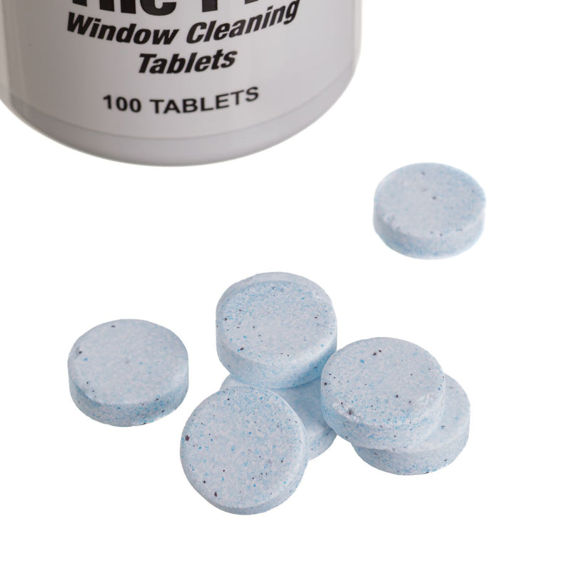 Unger Pill Window Cleaning Tablets, 100/Bottle, 12/Carton (UNGPLBTL) Case of 12