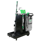 Unger® SpotCleanRx Janitorial Carts, Plastic, 3 Shelves, 23.5 x 25 x 25, Black (UNGCRTSP) Each