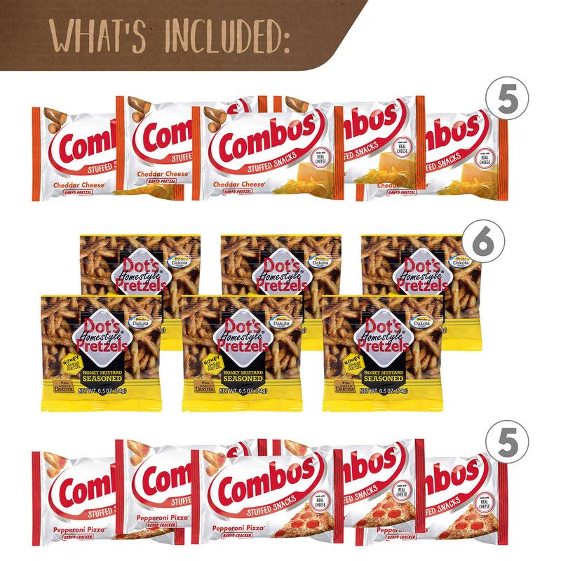 Snack Box Pros Pretzel Lover's Snack Box, 38 Assorted Snacks/Box (GRR70000160) Box of 38