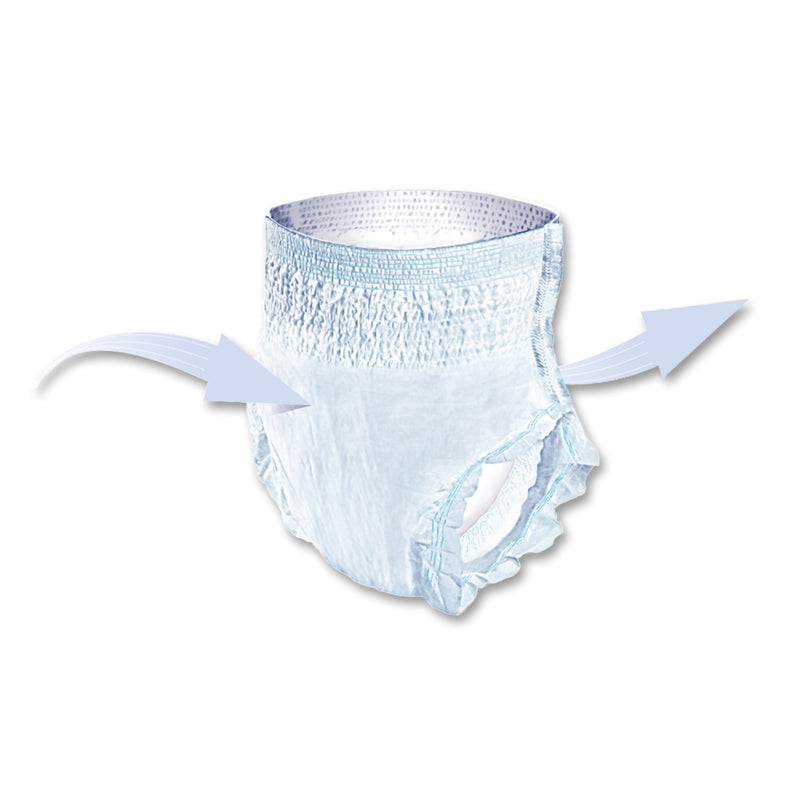 Seni® Active Super Plus Unisex Adult Absorbent Underwear Pull On with Tear Away Seams X-Large Disposable Heavy Absorbency (1169933_CS) 64/CS