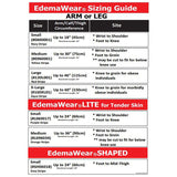 EdemaWear® Compression Stockinette Medium White Wrist to Shoulder / Foot to Groin (846762_BX) 36/BX
