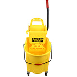 Impact® Sidepress Wringer & Bucket Combo, Yellow, 1/Case (IMP8Y2637-3Y) Each