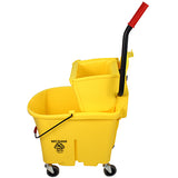 Impact® Sidepress Wringer & Bucket Combo, Yellow, 1/Case (IMP8Y2637-3Y) Each