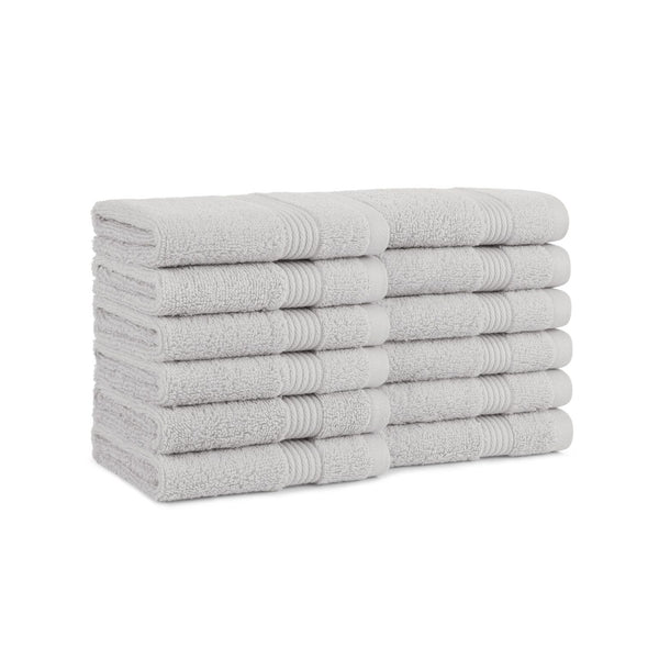 Host & Home Washcloth 13x13 Light Grey (12/Pack) (P-WC-HH-1313-LG) 12/PK